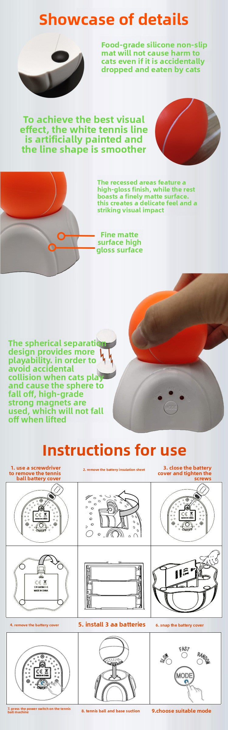 Pet Supplies: Automatic Rotating Laser Electric Cat Toy