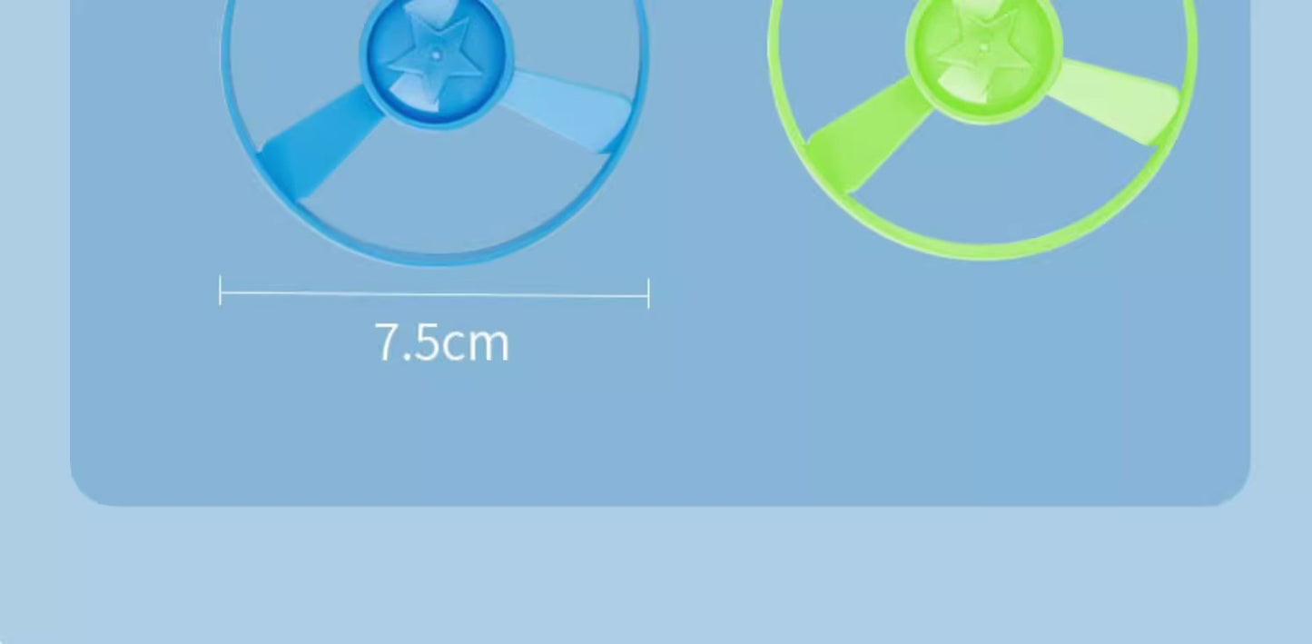 Bamboo Dragonfly Glowing Flying Disc Outdoor Cat Dog Plaything