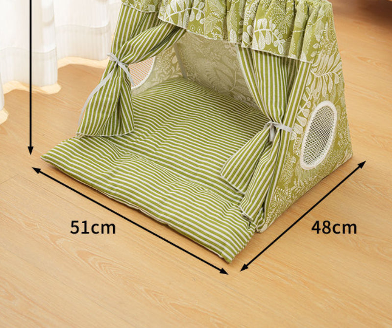 Cat Tent Summer Cat House Pet Warm Dog House Tent Washable Closed Type Internet Celebrity Cat All Seasons