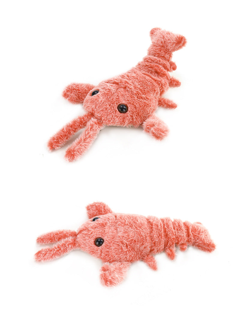 New Electric Simulation Shrimp Catnip Fun Cat Teaser Toy