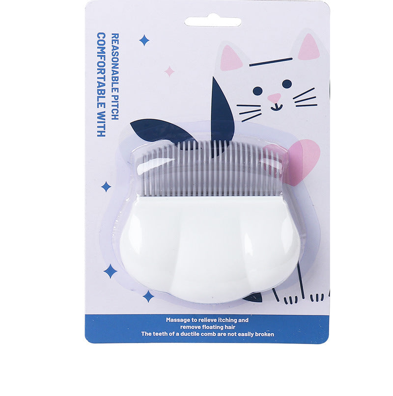 Pet Supplies New Style Shell Comb for Cat Grooming Massage