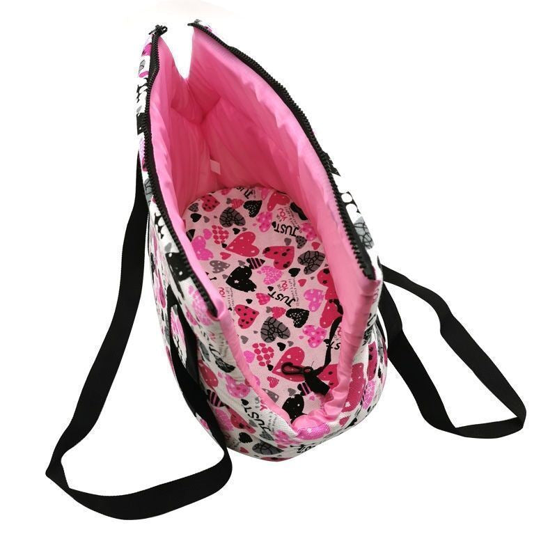 Portable Pet Carrier Bag for Small Dogs and Cats Outdoor Travel with Head Out Design All Season Comfort Shoulder Handbag