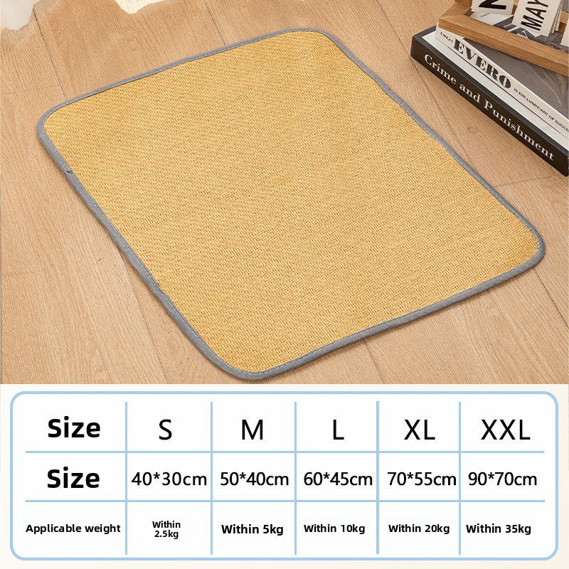 AllSeason Pet Cooling Mat Pad for Dogs Cats Summer WearResistant Bed Essentials