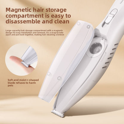 Pet All-in-One Hair Trimmer with Paw Grooming and Suction