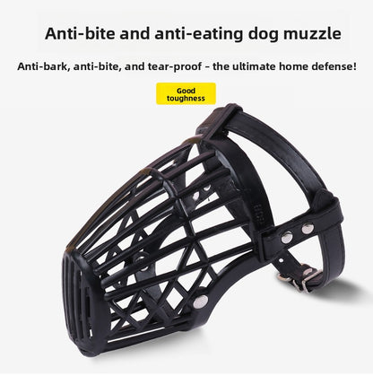 Anti Bite Soft Plastic Large Dog Muzzle Breathable Mesh for Golden Retrievers