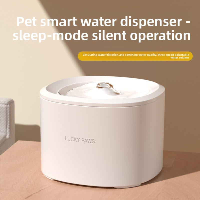 Upgraded Cat Water Fountain Automatic Flowing Water Dispenser with 3 Filters for Cats Dogs and Small Pets Plug in USB Pet Supplies