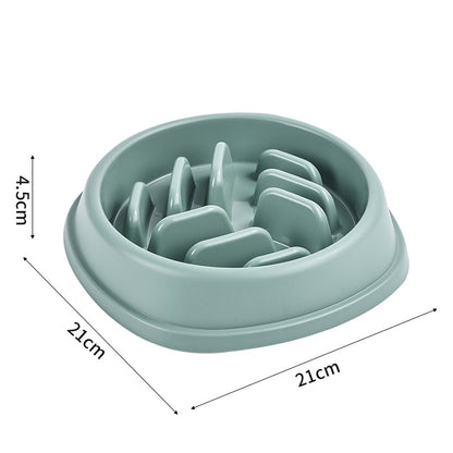 Dog Bowl Cat Bowl Slow Feeder Dog Anti-Choke Slow Feeder Food Bowl Large Capacity Feeder Non-Slip Anti-Tip Pet Bowl