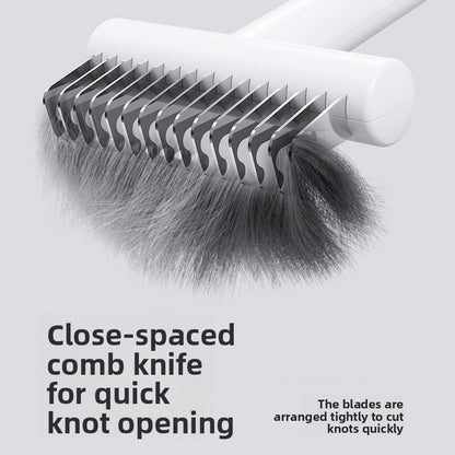 Stainless Steel Thinning Comb for Cat Dog Universal Hair Removal Detangling