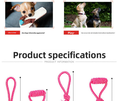 Dog Toys New Pet Cotton Rope Combination Set for Teeth Grinding