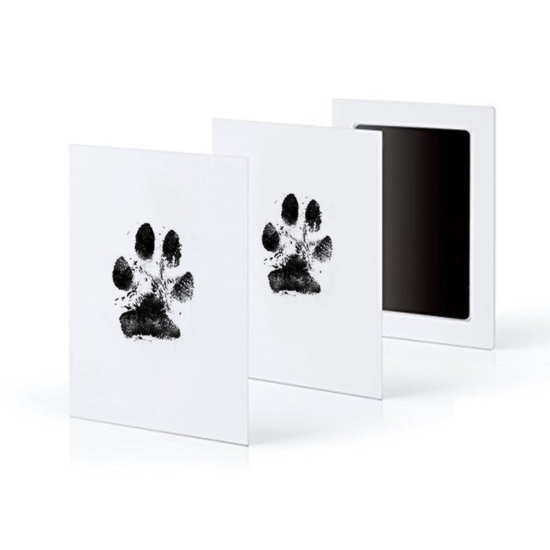 Washable Pet Paw Print Ink Pad Set DIY Memorial Keepsake for Dog Cat Puppy Kitten Create Your Own Pawprint Photo Album