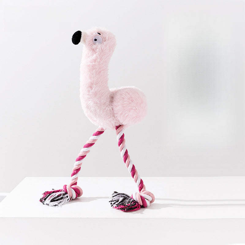 Durable Dinosaur Plush Dog Toy with Squeaker Interactive Chew Toy for Small Medium Dogs Tough Chewers Pet Supplies Puppy Teething