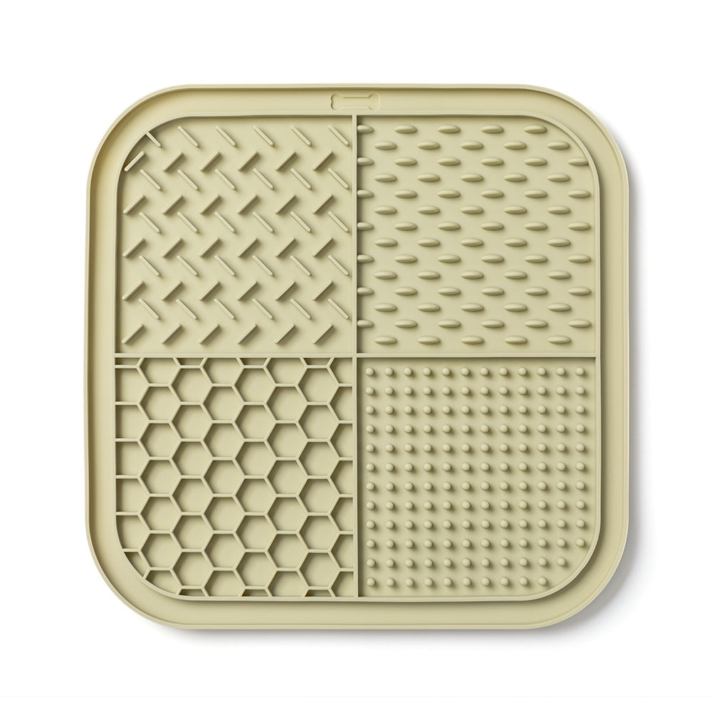 Slow Feeder Mat for Dogs and Cats with Strong Suction Cups Non Slip Licking Mat Large Pet Feeding Tool for Anxiety Relief and Mess Free Meals