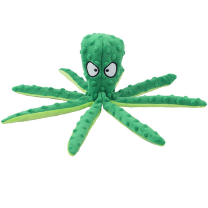 Soft Octopus Plush Toy for Dogs and Cats Durable Chew Resistant Pet Toy with Squeaker Interactive Playtime Fun for Puppies and Kittens