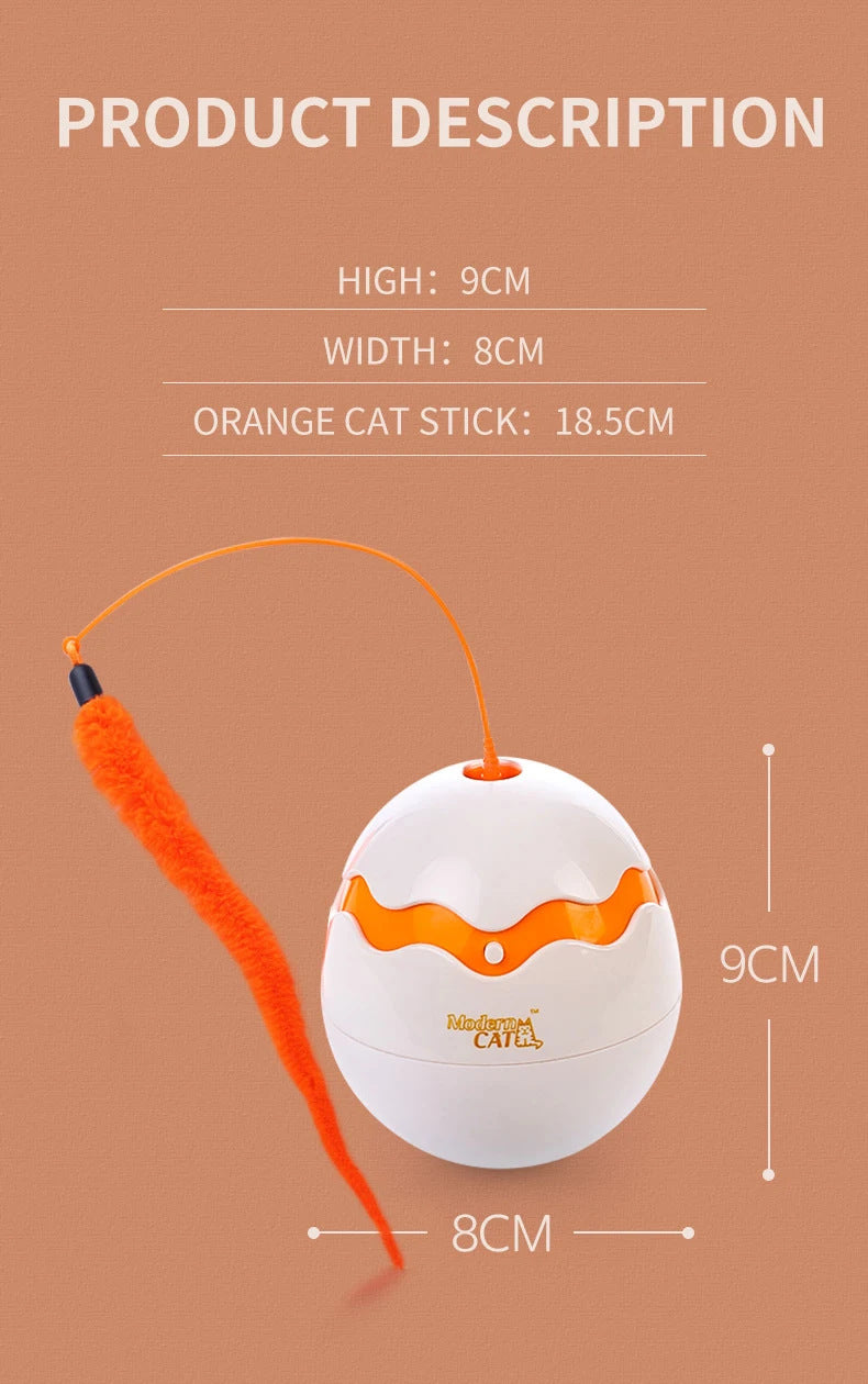 360 Degree Irregular Spin Cat Teaser Dinosaur Egg Toy