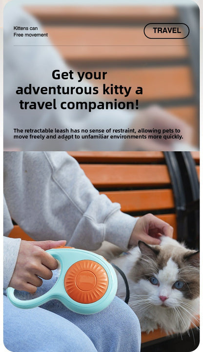 Anti-Escape Automatic Retractable Leash for Dogs Cats Walking Supplies