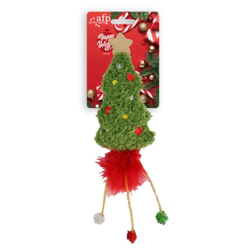 Multiple Christmas Pet Toys Pinecone Treat Dispenser Dog Chew Toy Teaser Wand Pet Bed Set