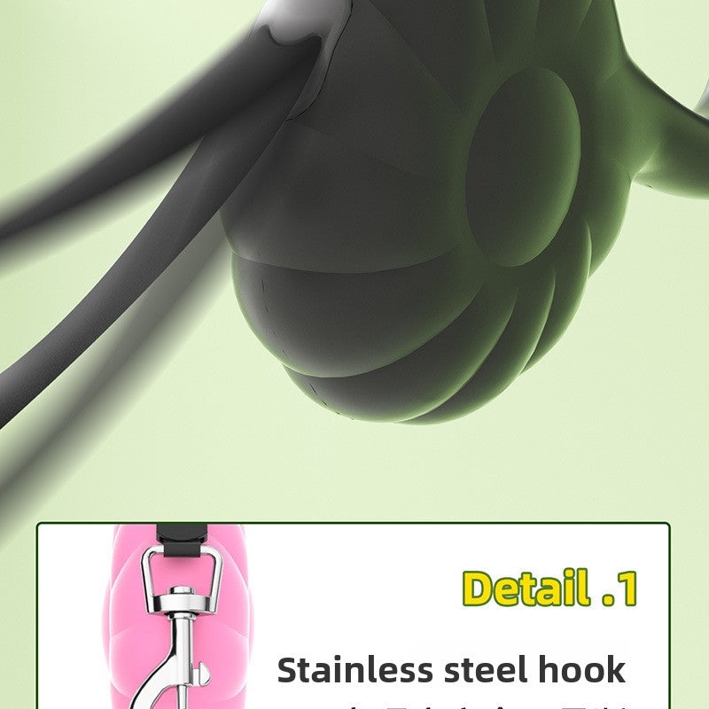 Pumpkin 5M Auto Retractable Explosion Proof Dog Leash for Small Medium Dog Walking