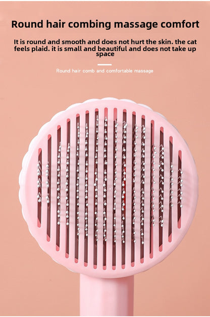 Pet Grooming Brush Massaging Hair Removal Comb for Cats