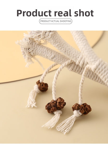 Cat Self-Entertainment Chew Rope Teeth Cleaning Artifact