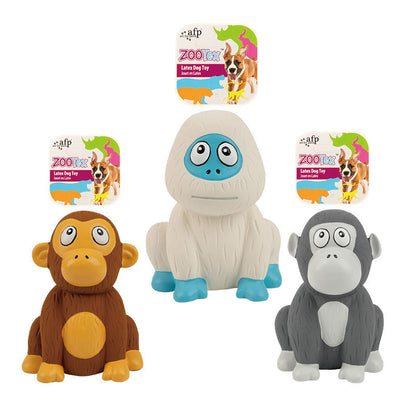 Durable Latex Dog Sound Toy in Orangutan Shape for Teeth Cleaning