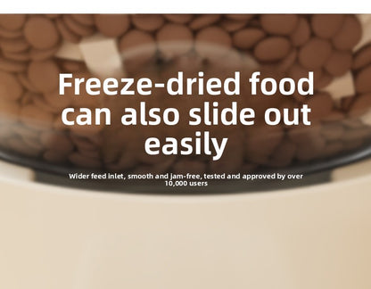 Automatic Cat Dog Water Dispenser with Food Feeder and Grain Storage Bucket