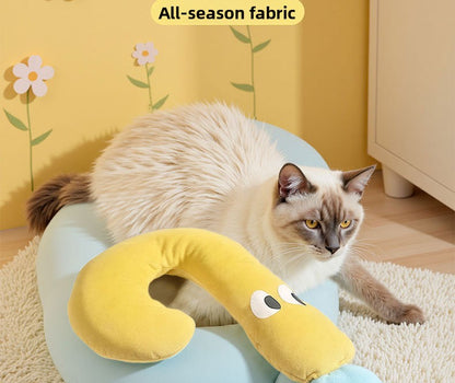 Dog Small Pillow All-Season Toy Pet Mat Neck Protection Pillow Sleeping Cat Special Small Pillow Dog Bed Supplies