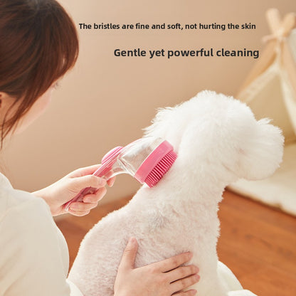 Silicone Pet Dog and Cat Bath Massage Brush Supplies
