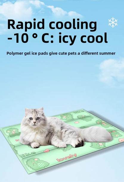 Dog Cat Summer Ice Mat Pet Cooling Sleeping Pad Nest Cooling Artifact