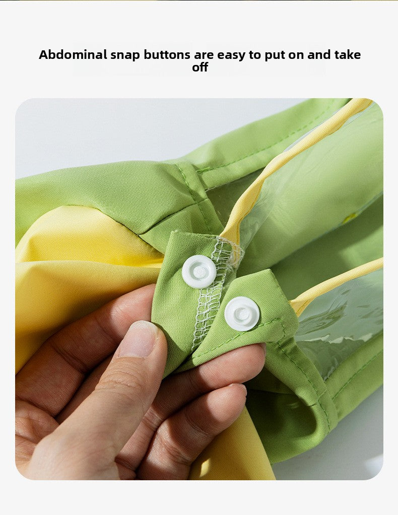 3D Dinosaur Tail Dog Raincoat Waterproof Reflective Pet Rain Poncho for Medium Large Breeds Like Golden Retriever Hooded Rain Gear