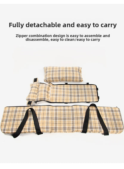 Universal Car Dog Bed for Pets All-Season Comfort Portable Pet Mat Multi-Functional Car Seat Protector Non-Slip Waterproof Easy Clean