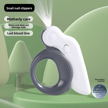 New Pet Nail Clippers with LED Light for Blood Line Observation, Dog Nail Clippers for Beginners, Pet Supplies