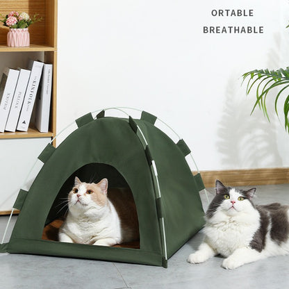 Portable Pet Tent Bed for Outdoor Adventures