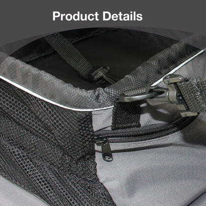 Pet Carrier Car Hanging Nest Gray Pet Travel Mat Pet Seat Dog Cat Front Seat Nest