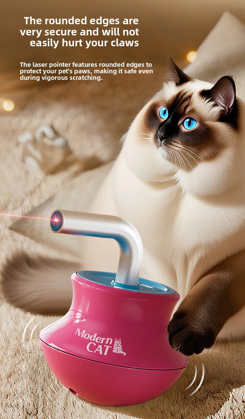 Infrared Laser SelfEntertaining Electric Pet Tumbler Cat Toy