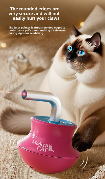 Infrared Laser SelfEntertaining Electric Pet Tumbler Cat Toy