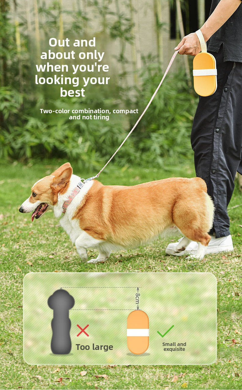 Portable Hanging Dog Water Bottle with Two-in-One Food Cup for Outdoor Travel Wholesale