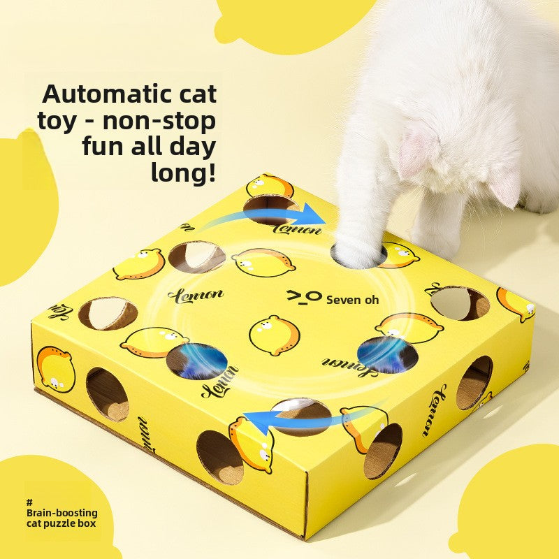 Interactive Electric Cat Toy Wand with Automatic Motion Intelligent Teaser for Boredom Relief and Energy Consuming Playtime Fun for Indoor Cats