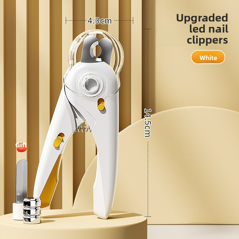 Beginner Friendly Cat Dog Nail Clipper with Light and Bloodline Indicator