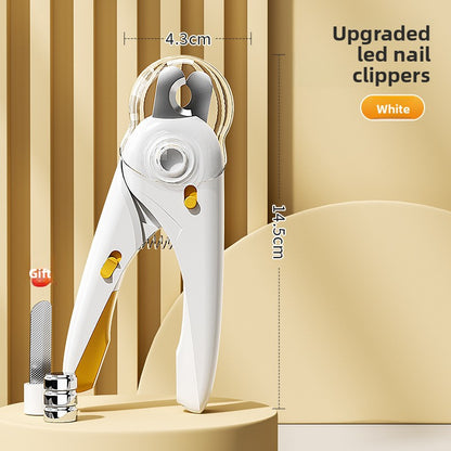 Beginner Friendly Cat Dog Nail Clipper with Light and Bloodline Indicator