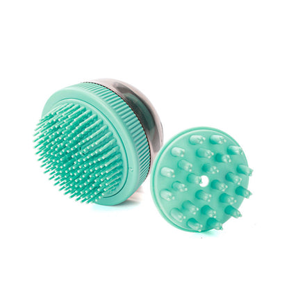 Pet Spa Shower Brush with Massaging Bristles for Dogs and Cats