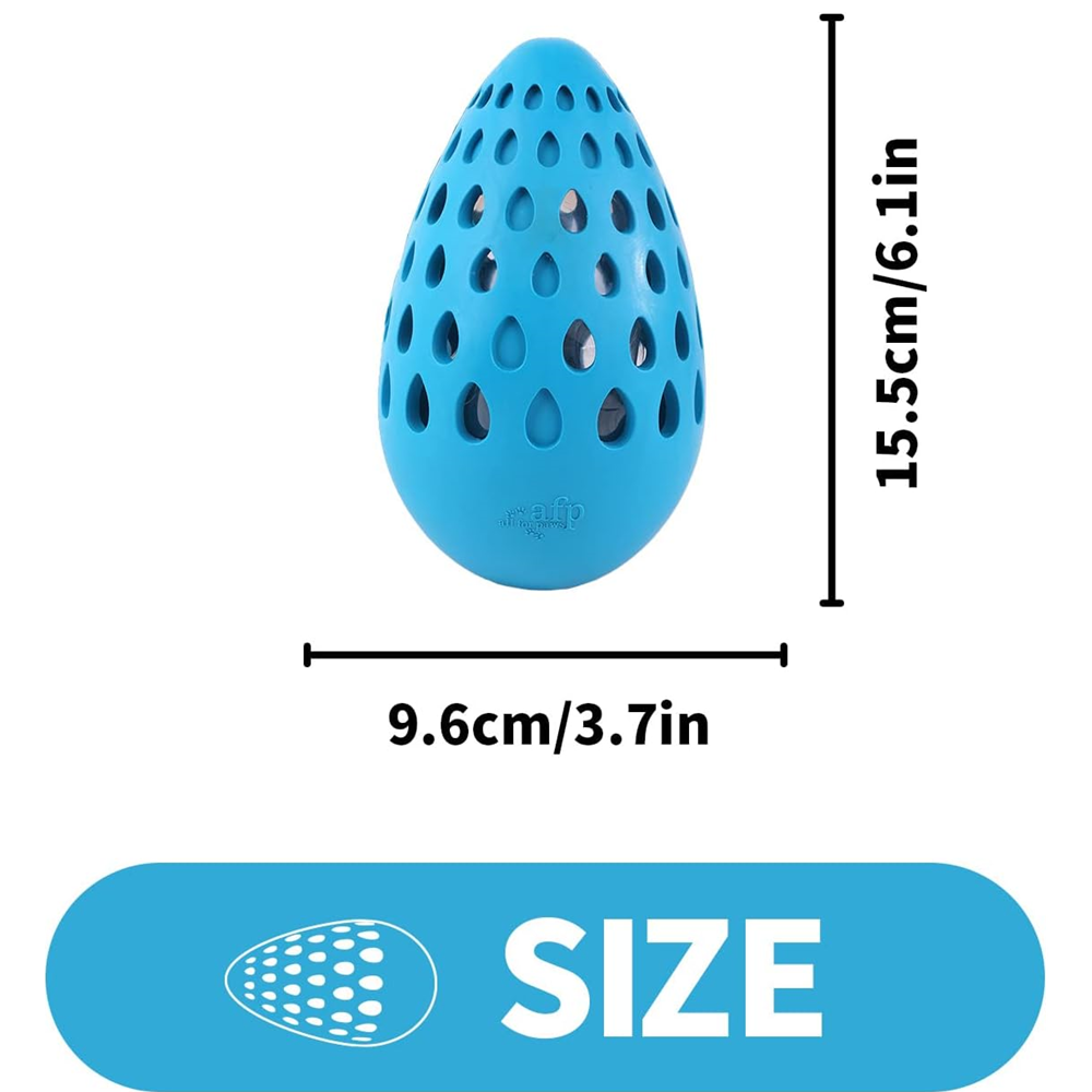 Hollow Multi-Hole Rubber Elastic Dog Bite Ball with Built-in Crinkle Paper