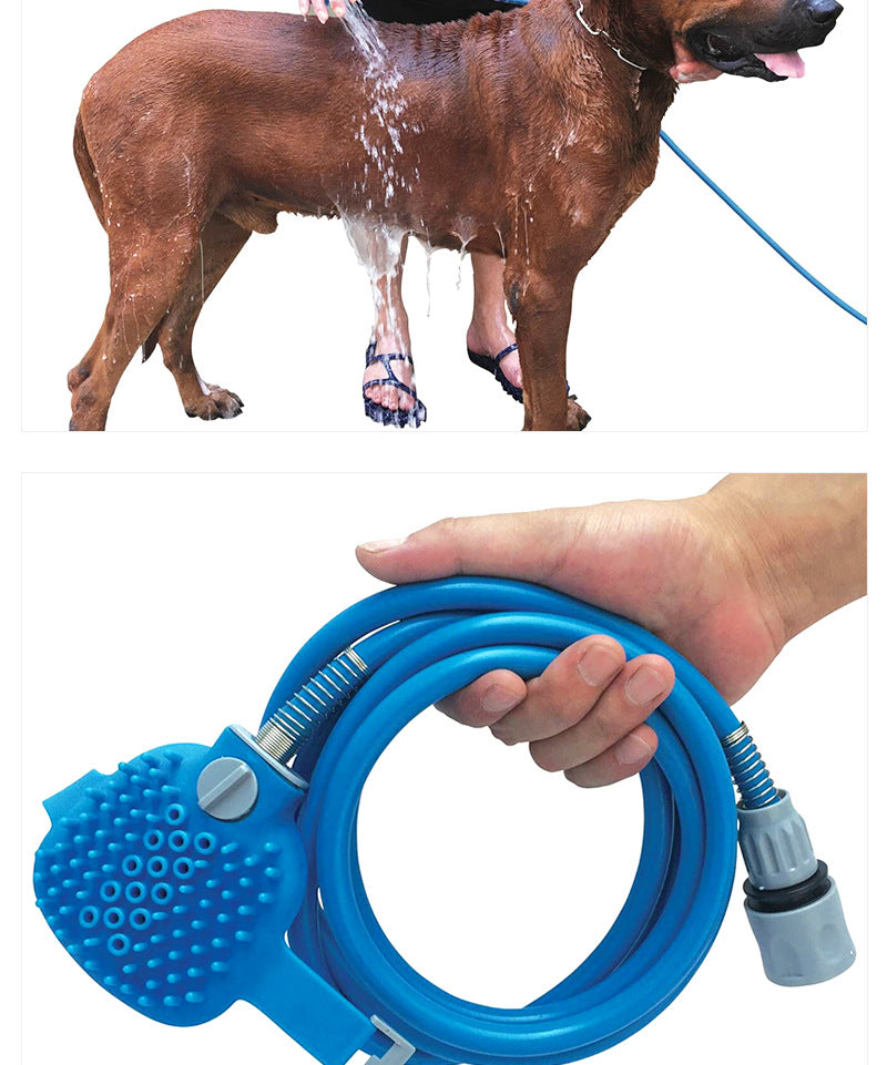 Pet Bathing Artifact Dog Cleaning and Grooming Tool Pet Bathing Spray Head Massage Shower