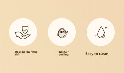 Double Sided Cat Comb for Shedding Small Dinosaur Cute Design Pet Grooming Brush Massage Knot Comb Macaron Colors Long Hair Short Hair