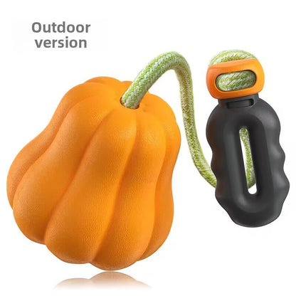 Pet Chew Toy Outdoor Hand Thrown Pumpkin Ball