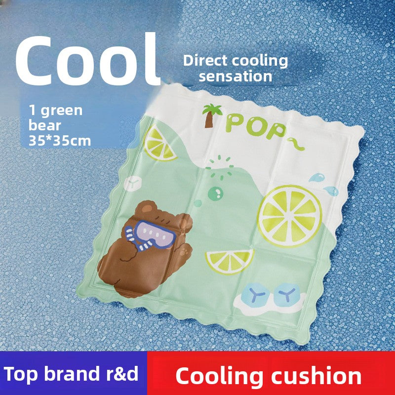 Pet Summer Heat Relief Ice Pillow No Water Needed Physical Cooling Artifact Pad