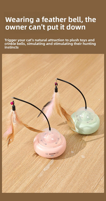 Rechargeable Electric Cat Toy Teaser Wand Laser Light Infrared Entertainment