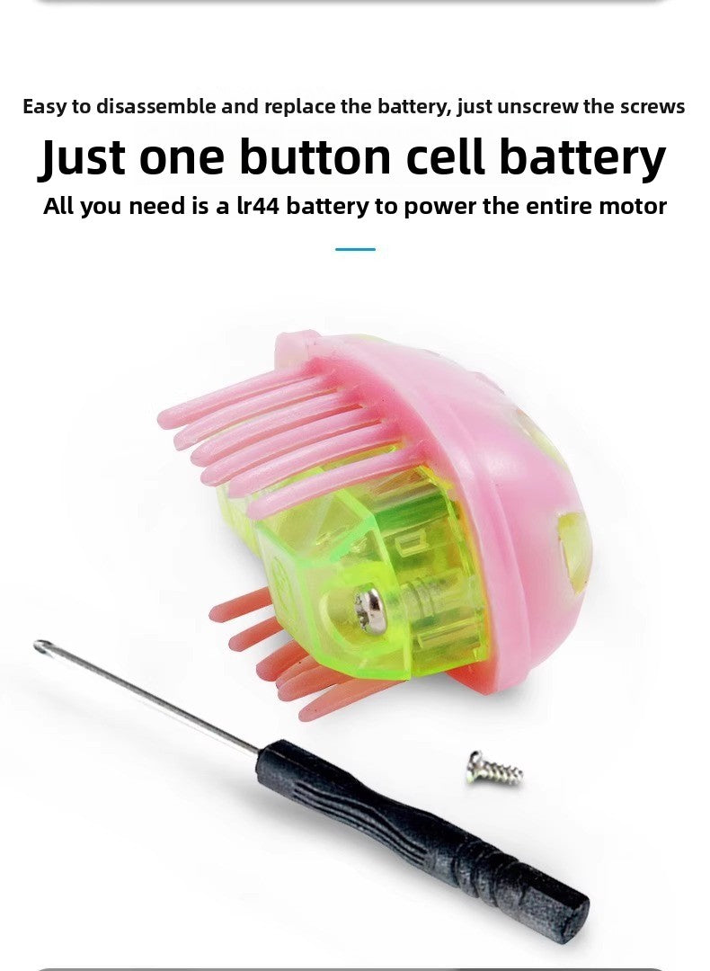 Nano Worm Cat Toy Automatic Teasing Intelligent Wand with Obstacle Avoidance for Self Play