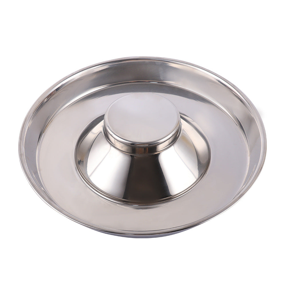 New Stainless Steel Anti-Choke Dog and Cat Slow Feeder Premium Pet Bowl