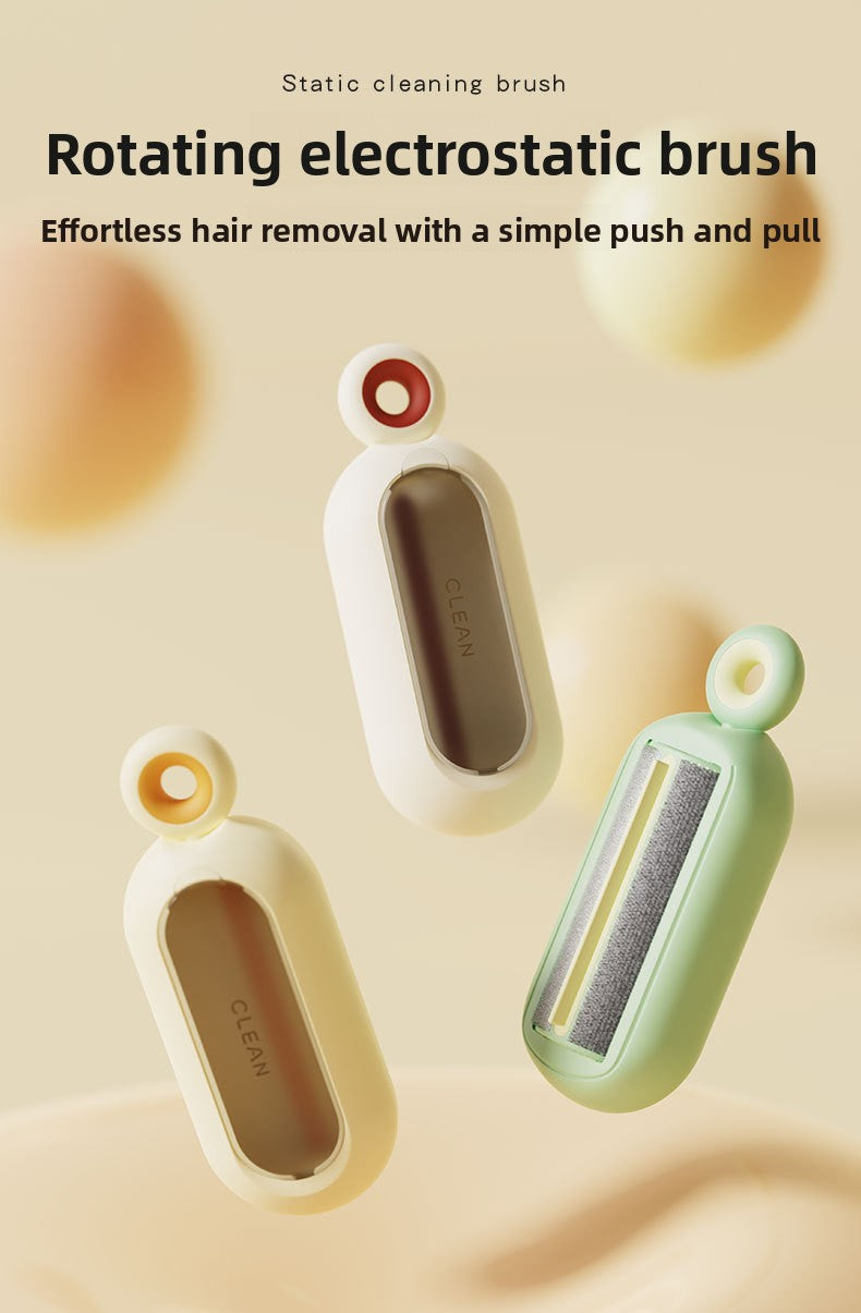 Electrostatic Pet Hair Remover Brush for Cats Dogs Furniture Lint Roller Reusable Fur Removal Tool for Couch Carpet Bedding and Clothing