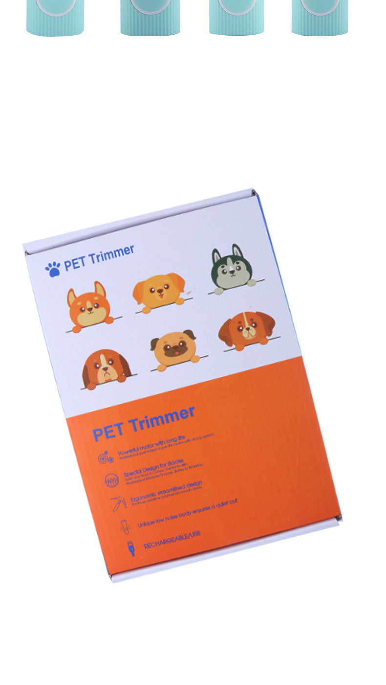 Pet Supplies New Pet Hair Trimmer Set Dog Electric Clipper Nail Grinder Pet Paw Hair Trimmer